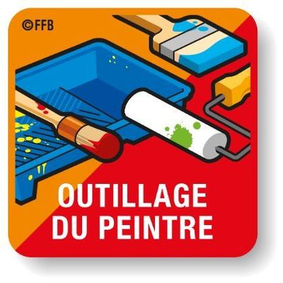 Pictogramme FFB — Outillage du peintre