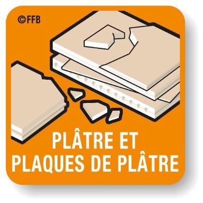 Pictogramme FFB — Plâtre